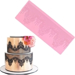 Padrão Flor Mold Grande Lace silicone para o casamento Fondant Cake Decoration Chocolate
