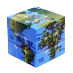 Padrão 3x3x3 Terra Magic Speed ¿¿Cube Cube Puzzle for Brain Training para Adult Children Playing Kit