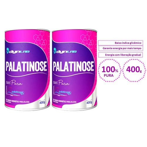 Palatinose 100% Pura 400g (kit 2unidades)