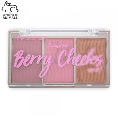 Paleta de Blush Berry Cheeks - Ruby Rose - Hb6111-4