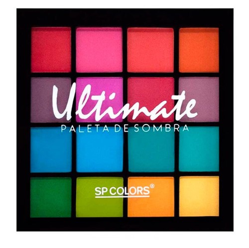 Paleta de Sombras 16 Cores Matte - Ultimate - Sp Colors