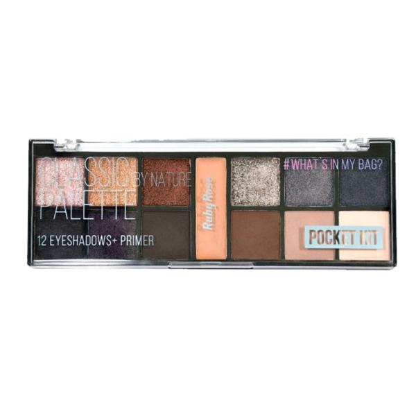 Paleta de Sombras Classic By Nature Ruby Rose
