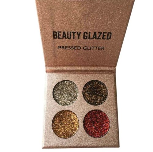 Paleta de Sombras em Pressed Glitter 4 Cores B19B - Beauty Glazed