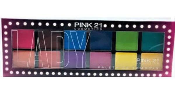 Paleta de Sombras Lady - 1 - Pink 21