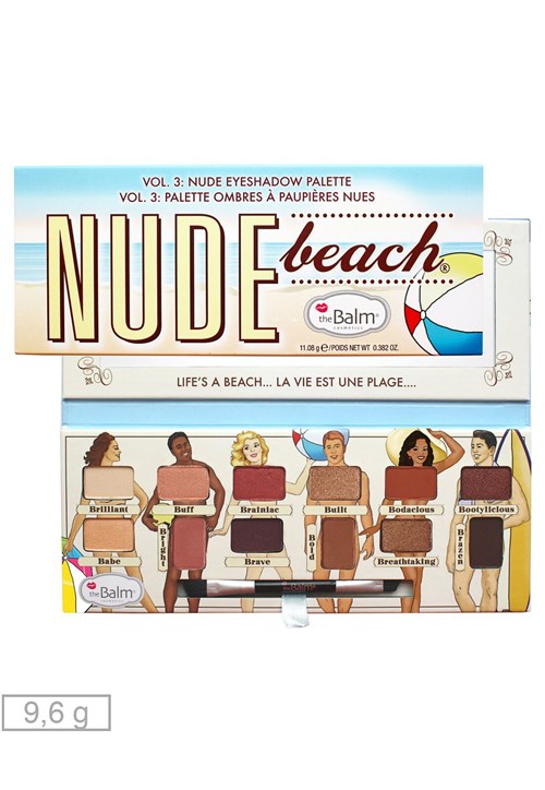 Paleta de Sombras Nude Beach