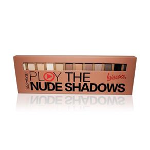 Paleta de Sombras Play The Nude Shadows de Luisance - 12 Cores