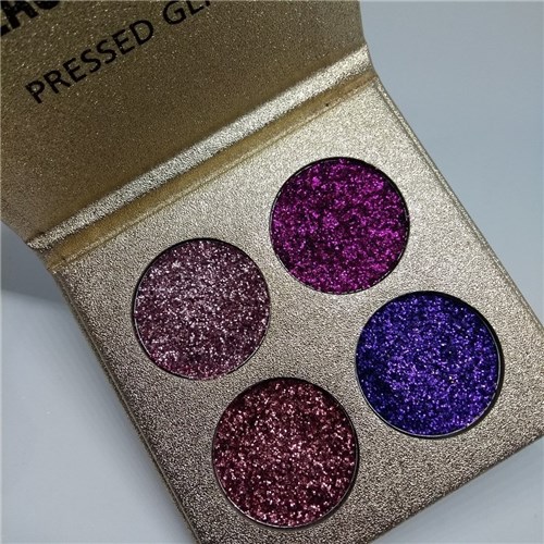 Paleta Glitter Prensado 4 Cores - Beauty Glazed Original