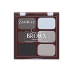 Paleta para Sobrancelha Liner Brown 02 Zanphy