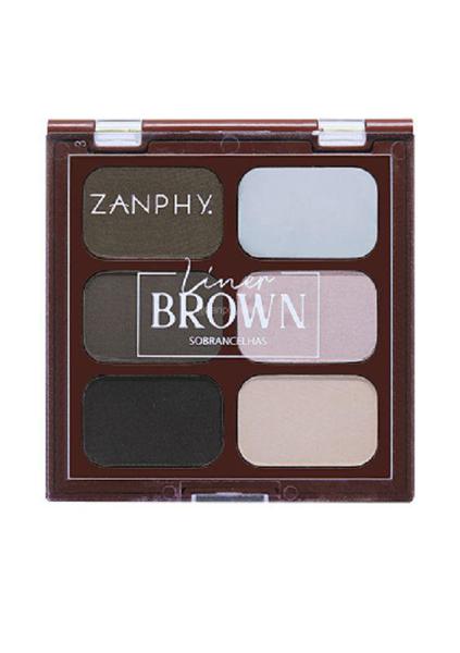 Paleta para Sobrancelha Liner Brown 01 Zanphy