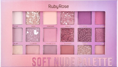 Paleta Soft Nude Feels - Ruby Rose