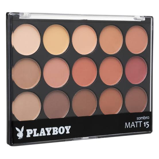 Paleta Sombra 15 Cores Matt Playboy