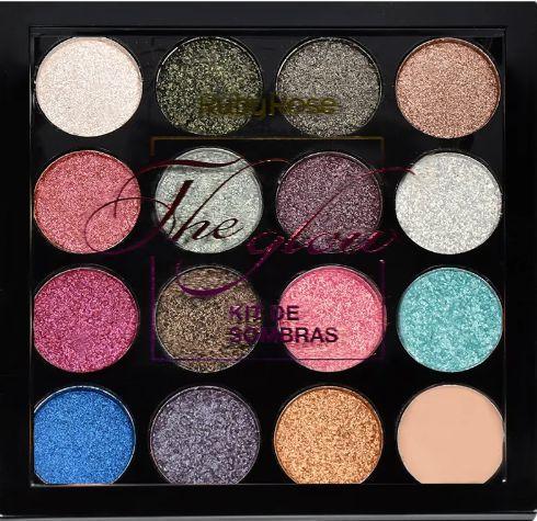 Paleta Sombras 15 Cores THE GLOW - Ruby Rose