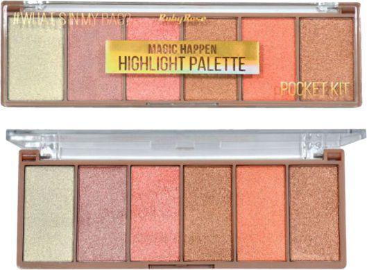 Palete de Pó Iluminador Highlight HB7511- Ruby Rose