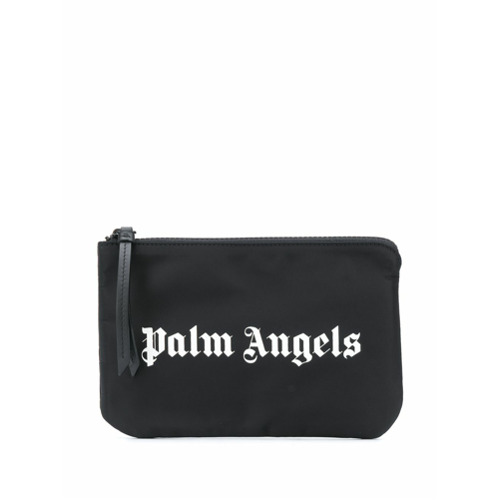 Palm Angels Necessaire com Estampa de Logo - Preto