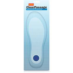 Palmilha de Silicone C/ Ponto Azul - ClearPassage