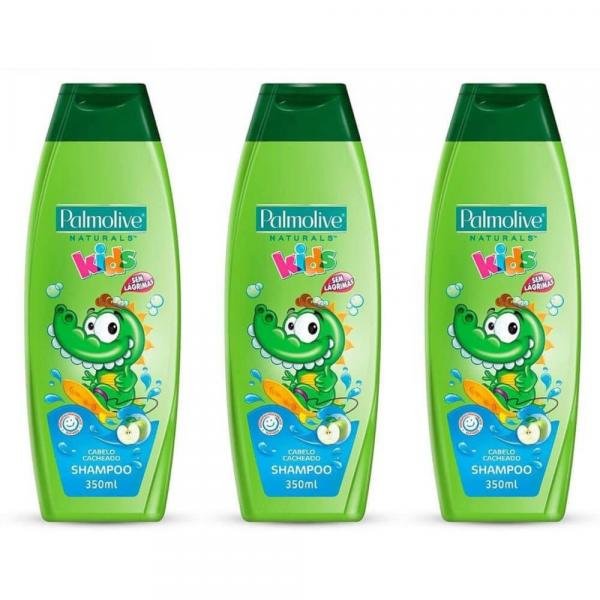 Palmolive Kids Cachos Shampoo Infantil 350ml (Kit C/03)