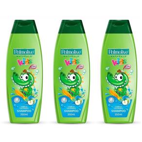 Palmolive Kids Cachos Shampoo Infantil 350ml - Kit com 03