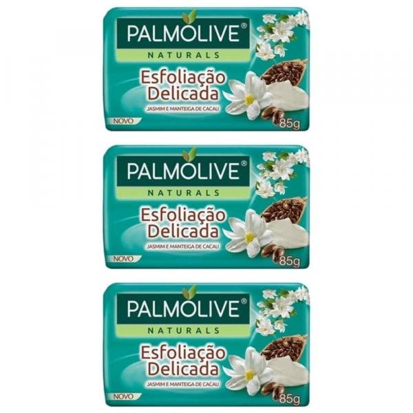 Palmolive Naturals Esfoliação Delicada Sabonete Jamim 85g (Kit C/03)
