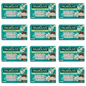 Palmolive Naturals Esfoliação Delicada Sabonete Jamim 85g - Kit com 12
