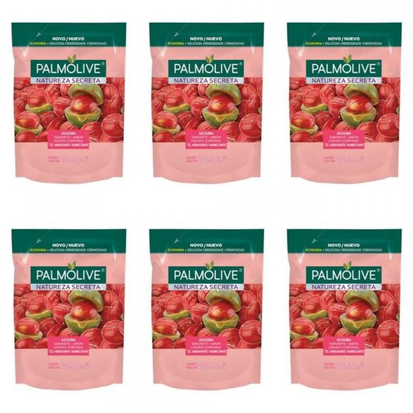 Palmolive Ucuuba Sabonete Líquido Refil 200ml (Kit C/06)