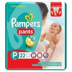 Pampers Pants Fralda Infantil P C/22