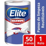Pano De Limpeza Reutilizável Elite Maxwipe Com 50 Panos