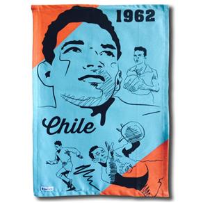 Pano de Prato Chile 1962 - Azul Doce