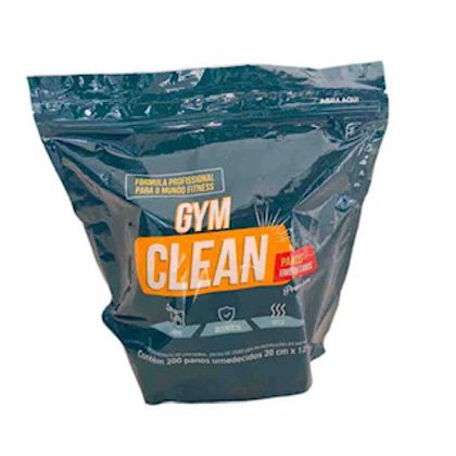 Panos Umedecidos Gym Clean Premium 200 Folhas