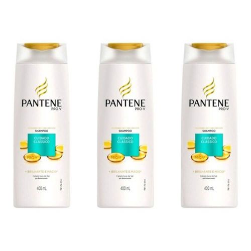 Pantene Cuidado Clássico Shampoo 400ml (kit C/03)