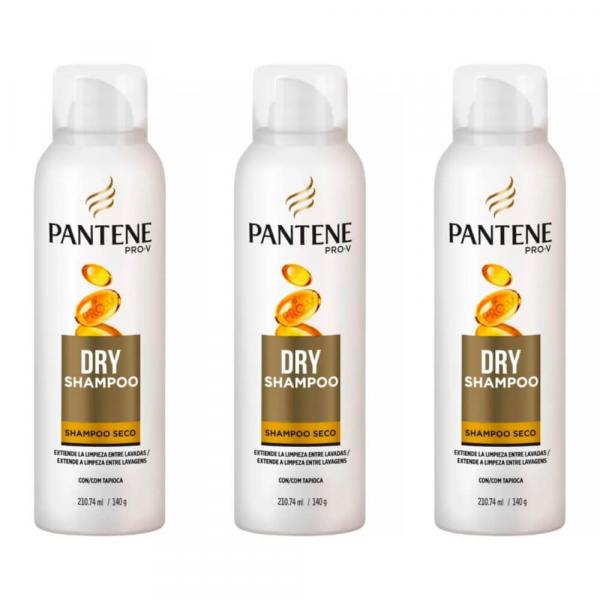 Pantene Dry Shampoo Seco 140g (Kit C/03)