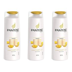 Pantene Hidratação Shampoo 400ml - Kit com 03