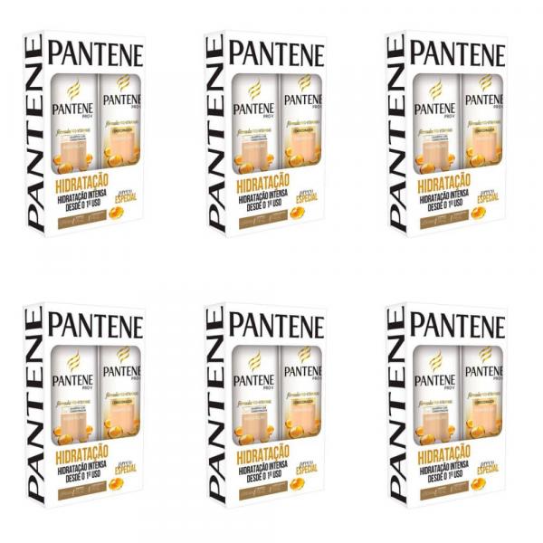Pantene Hidratação Shampoo + Condicionador 175ml (Kit C/06)