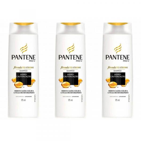 Pantene Hidrocauterização Shampoo 175ml (Kit C/03)