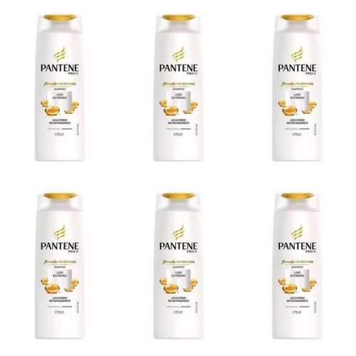 Pantene Liso Extremo Shampoo 175ml (kit C/06)