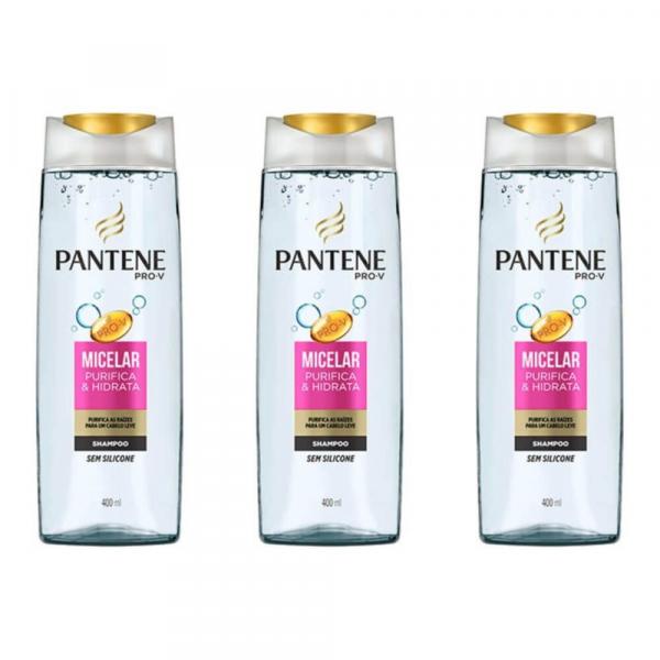 Pantene Micellar Shampoo 400ml (Kit C/03)