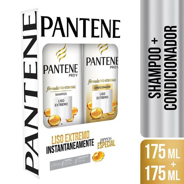 Pantene Pro-V Liso Extremo Kit Shampoo 175mL +Cond 175mL