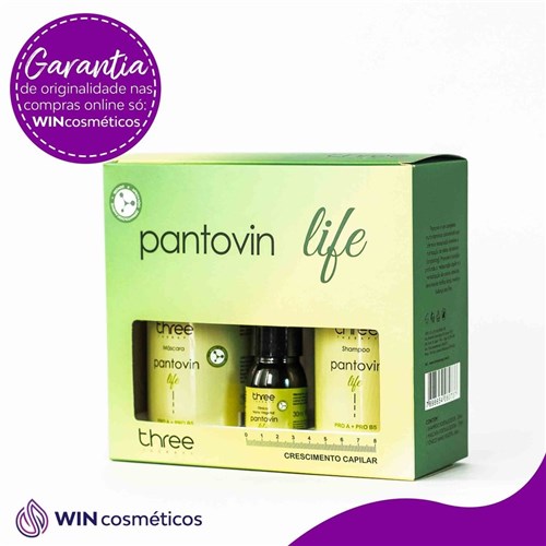 Pantovin Life - Kit com Shampoo + Máscara + Tônico