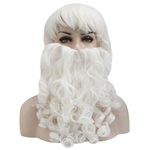Papai Noel peruca + Beard Set Costume de Natal decorativa acessorio adulto Cosplay Fancy Dress