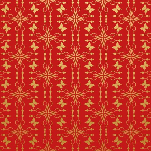 Papel de Parede Arabesco Vermelho 3,00m X 59cm