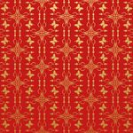 Papel De Parede Arabesco Vermelho 3,00m x 59cm