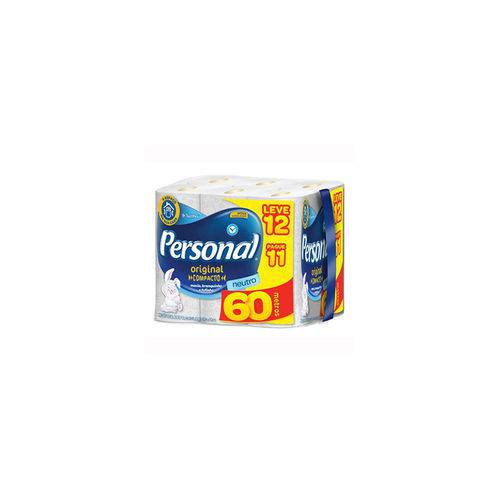 Papel Higienico Fl/sp Personal 12un/pg11un 60m Neutro