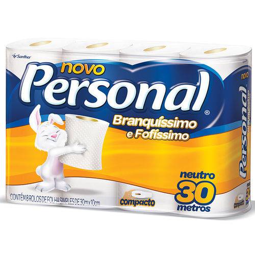 Papel Higienico Fl/sp Personal 8un-pc Neutro