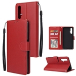 Para HUAWEI honra 20 Flip Phone Case protetor de couro com 3 Card Posição Buckle projeto da tampa do telefone