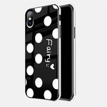 Para Pattern iPhone XR Moda de Ondas de Cor Borda suave vidro de protecção completa a caixa do telefone Anti-queda