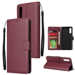 Niceday Para Samsung A50 tipo carteira bolsa protectora PU de couro com fivela Posição & 3 Card