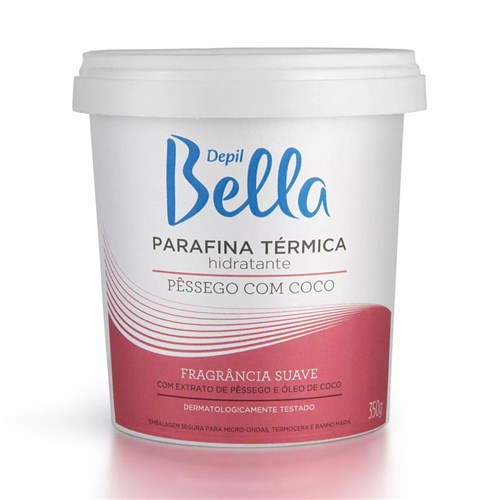 Parafina Térmica Pêssego com Coco 350G Depil Bella