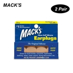 2 pares Anti-ruído de Mack silicone Earplugs Professional