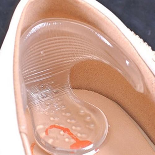 2 Pares Silicone Sapatos de Salto Alto Almofada Palmilha Almofada Apertos Pé Proteger Calcanhar Liner