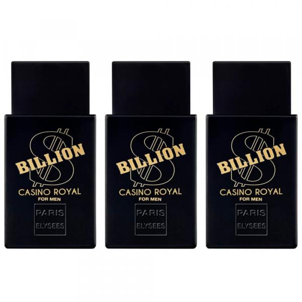 Paris Elysees Billion Casino Royal Perfume 100ml (Kit C/03)