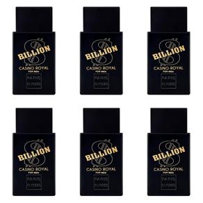 Paris Elysees Billion Casino Royal Perfume 100ml - Kit com 06